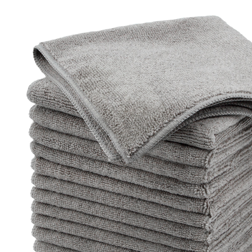 Set 12 Paños Microfibra Multisuperficie Gray Clynder 1 un