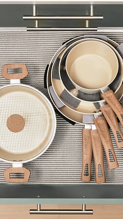 Wok Aluminio Forjado Harmony Cream 28 cm 5five 1 un