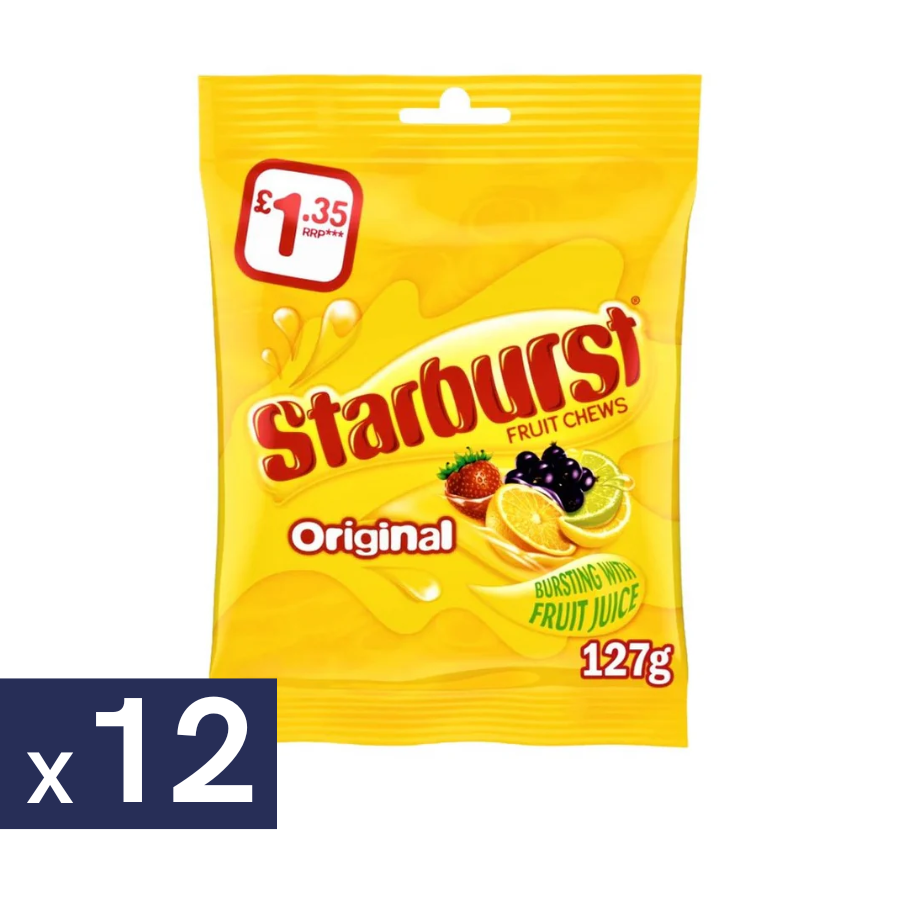 Masticables Original Treat Bag Starburst 12 x 127 g