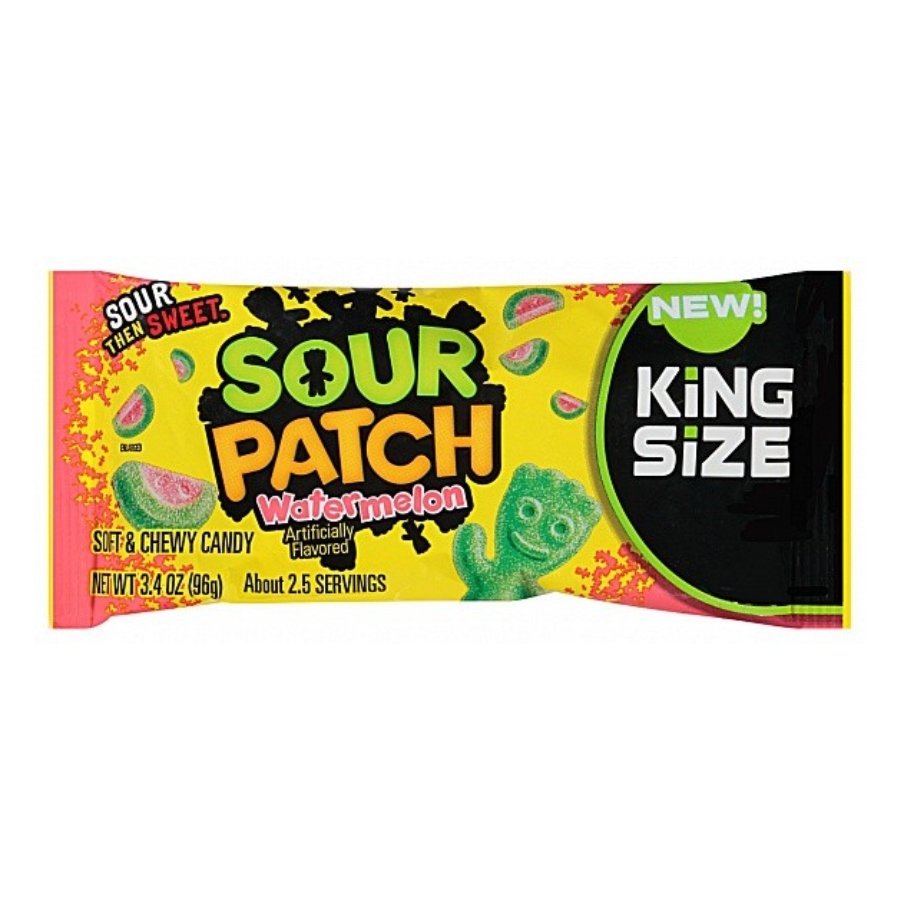 Gomitas Watermelon King Size Sour Patch Kids 96 g