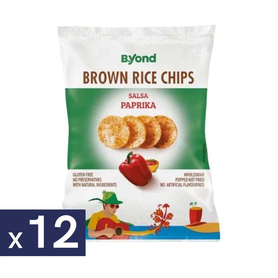 Chips Arroz Nordic Salsa Paprika B.Yond 12 x 70 g