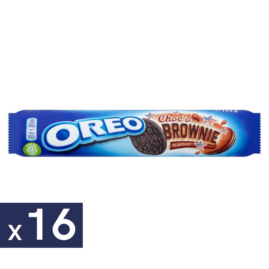 Galletas Choco Brownie Oreo 16 x 154 g