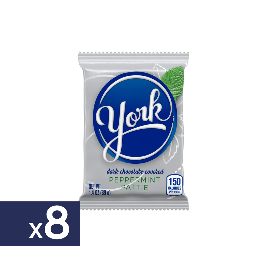 Chocolate Negro Relleno de Menta York 8 x 14 g