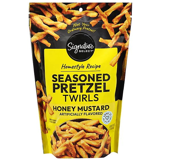Pretzels Twirl Mostaza Miel Signature Select 454 g