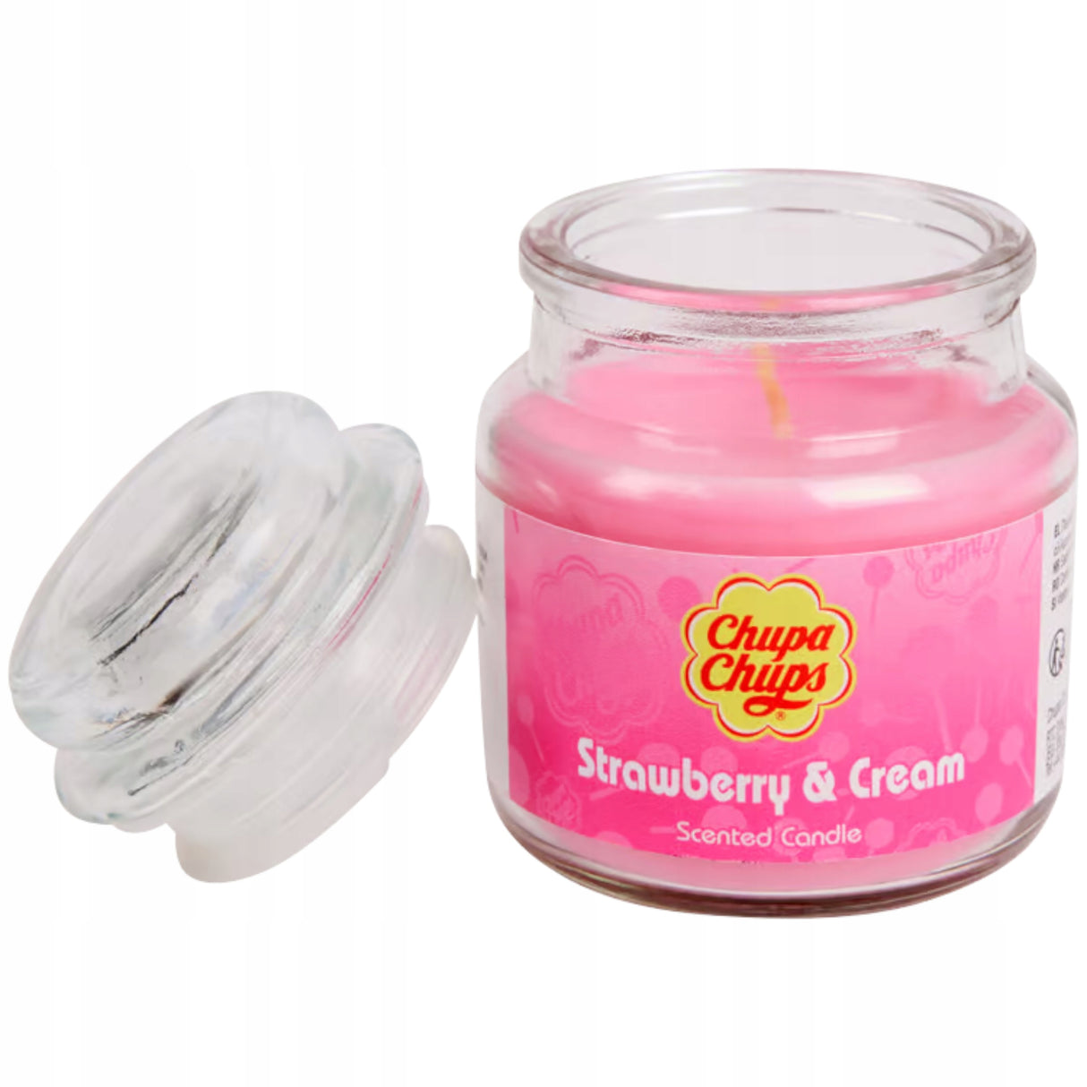 Vela Aromática Frasco de 85 g Frutilla y Crema Chupa Chups 1 un