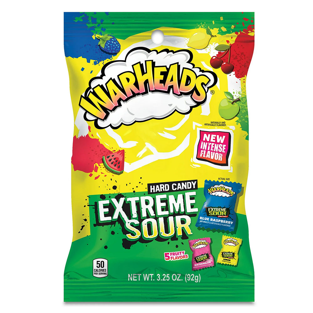Caramelos Duros Extreme Sour Warheads 8 x 92 g