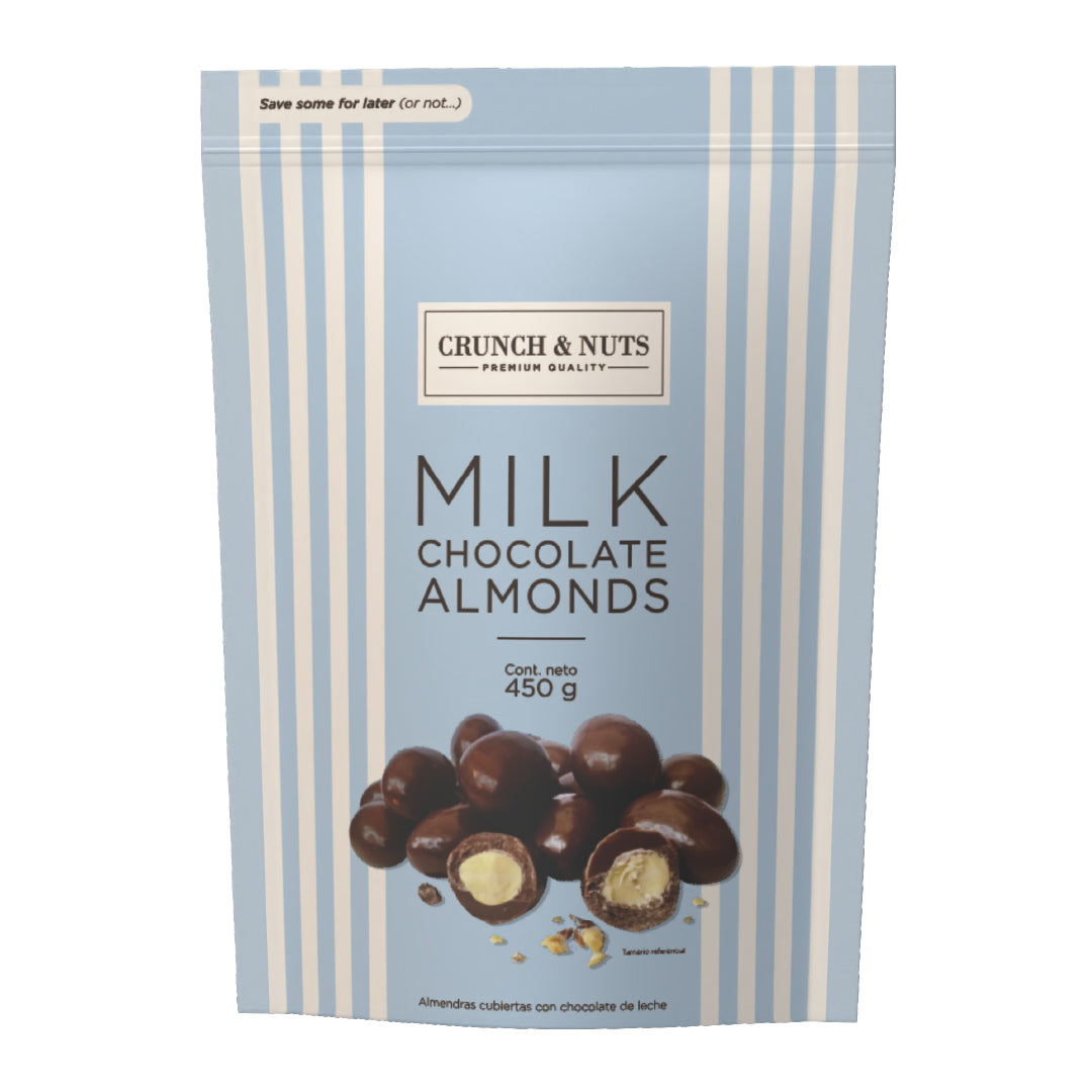 Almendras Bañadas en Chocolate Crunch & Nuts 450 g