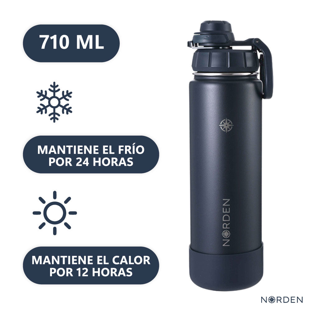 Botella Insulada Flask Navy 710 ml Norden 1 un