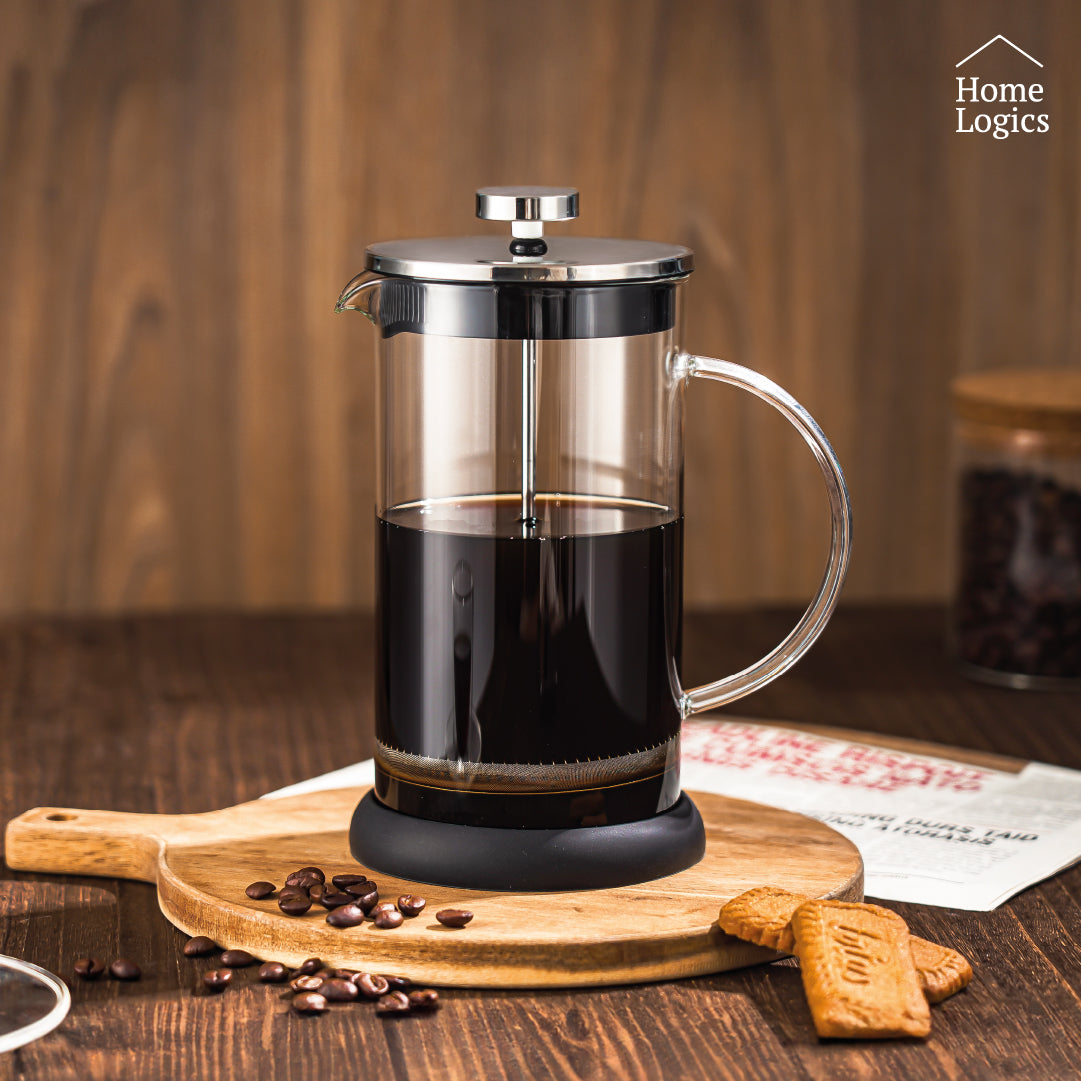 Cafetera Prensa Francesa Single Glass 1 L Home Logics 1 un
