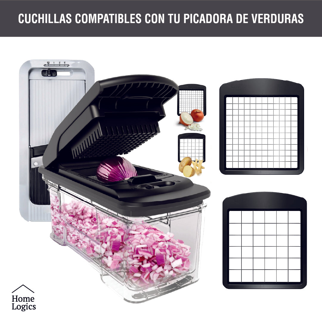 Set Repuestos 2 Cuchillas Picadora Verduras Home Logics 1 un