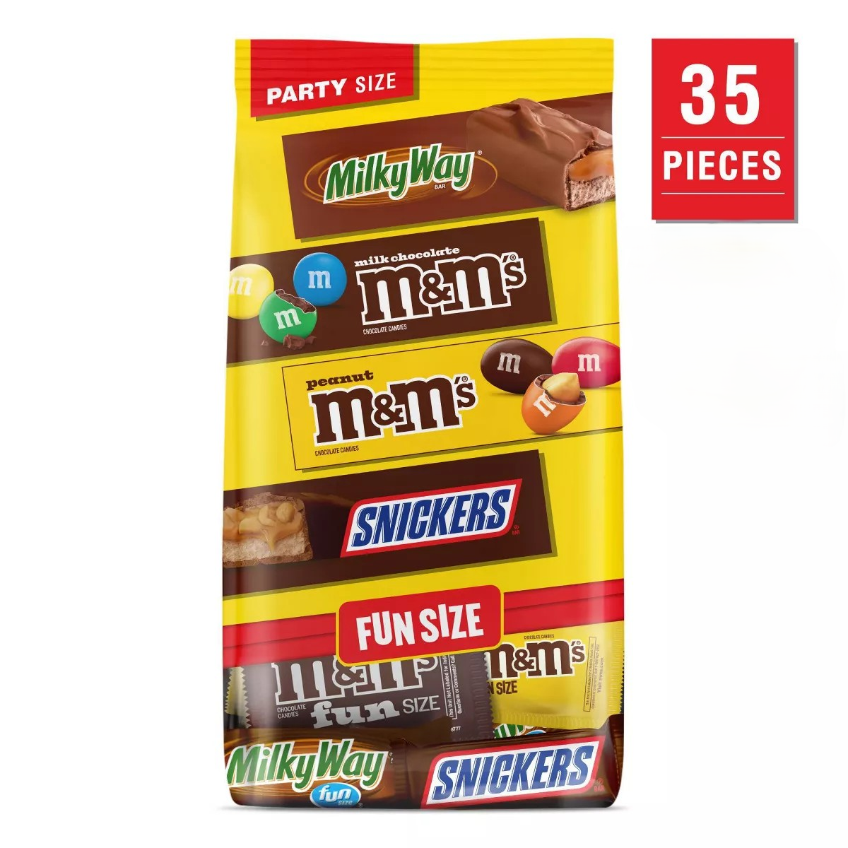 Chocolates Fun Size Surtidos 35 un Mars 544 g