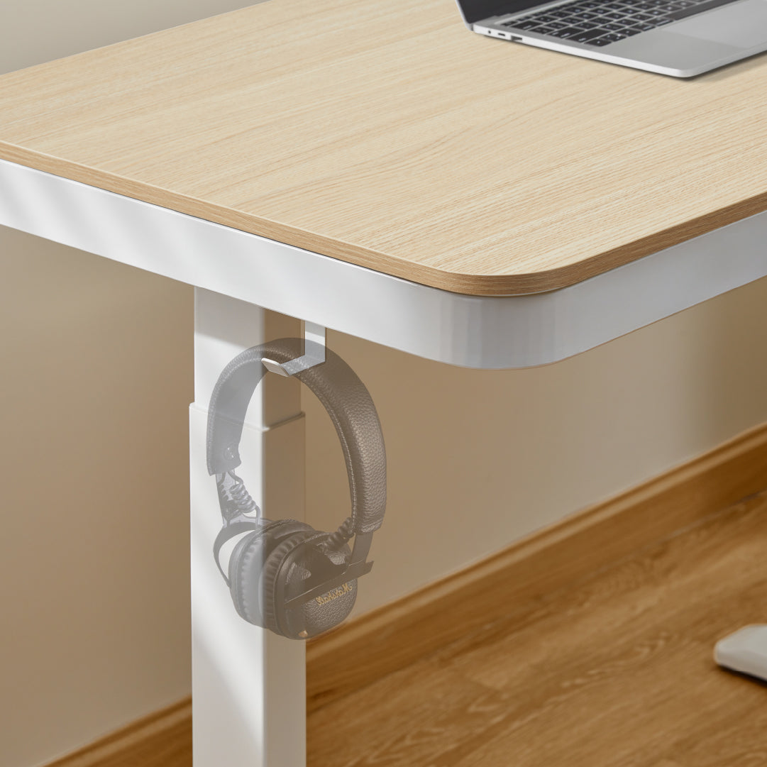 Escritorio Altura Regulable Base Blanca Pro Series 118x60cm Assen 1 un