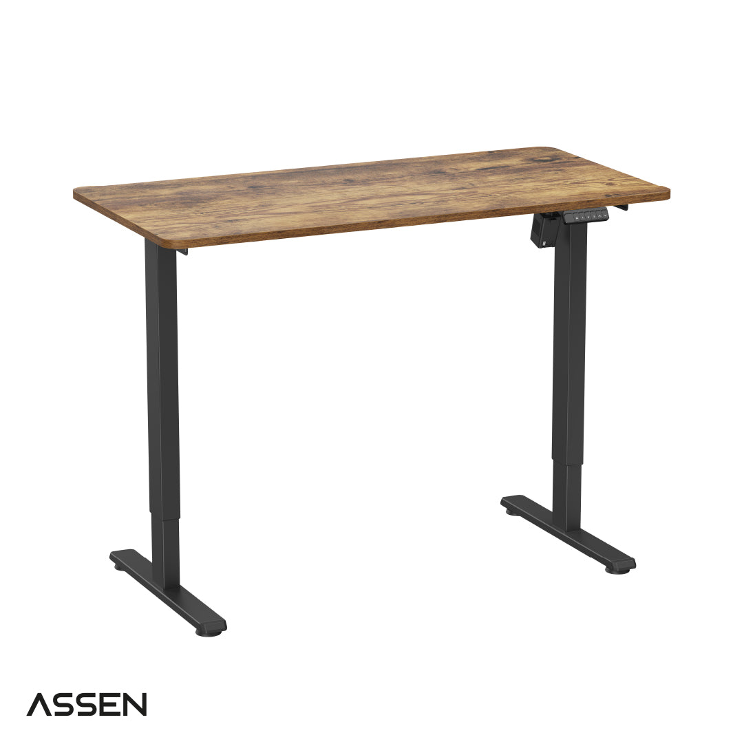 Escritorio Altura Regulable Base Negra Classic Series 120x60cm Assen 1 un