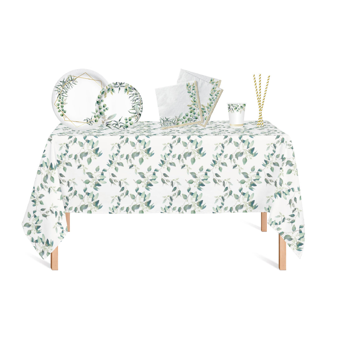 Set Decoración Fiesta Eucalyptus 24 Personas 1 un