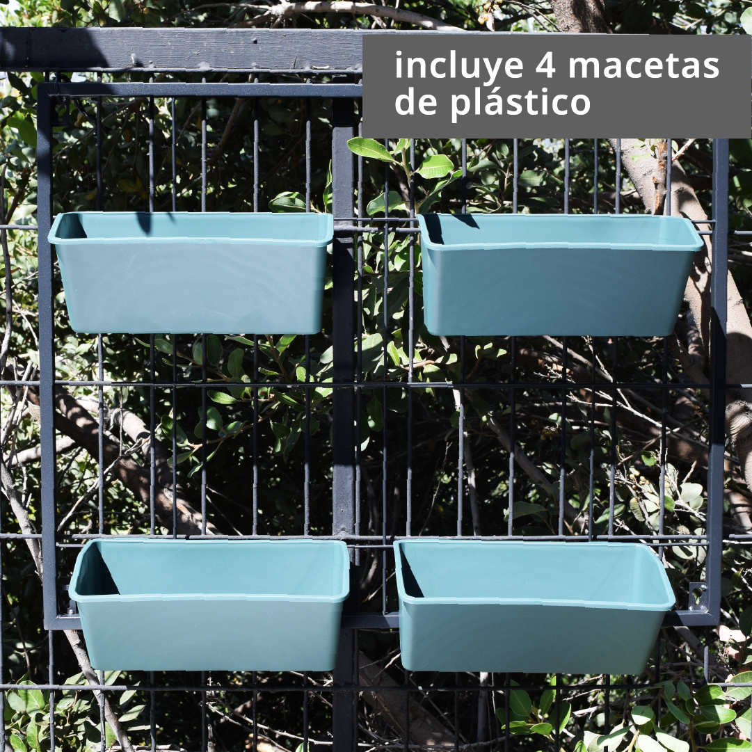 Set 4 Maceteros de Pared SunnyYard 4 un