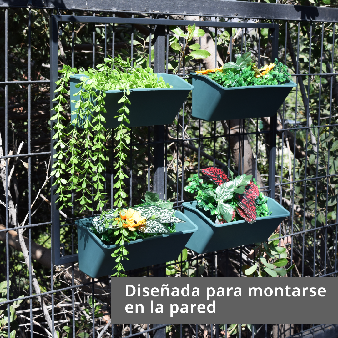 Set 4 Maceteros de Pared SunnyYard 4 un