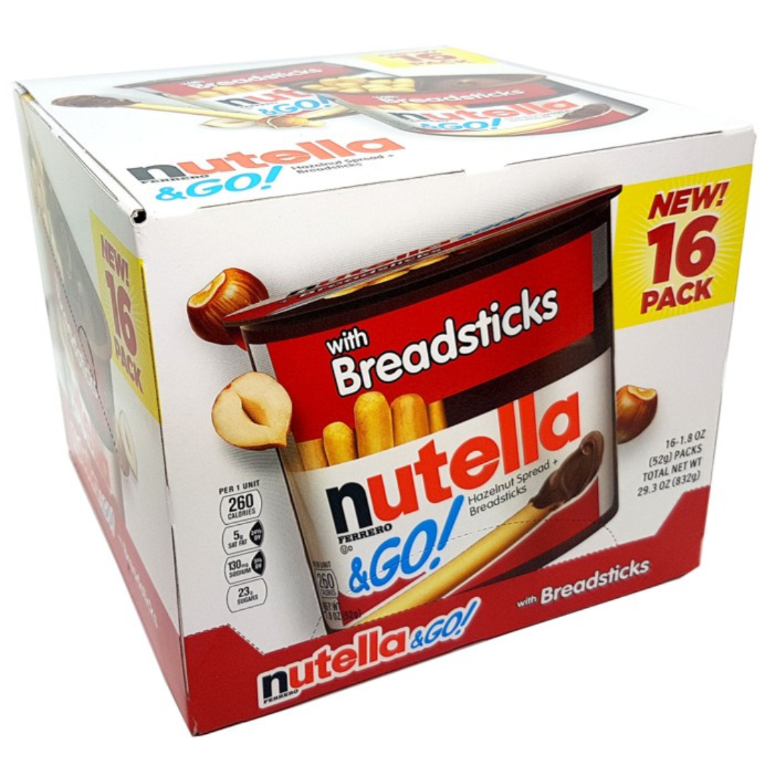 Palitos de Pan con Nutella 16 un x 52 g