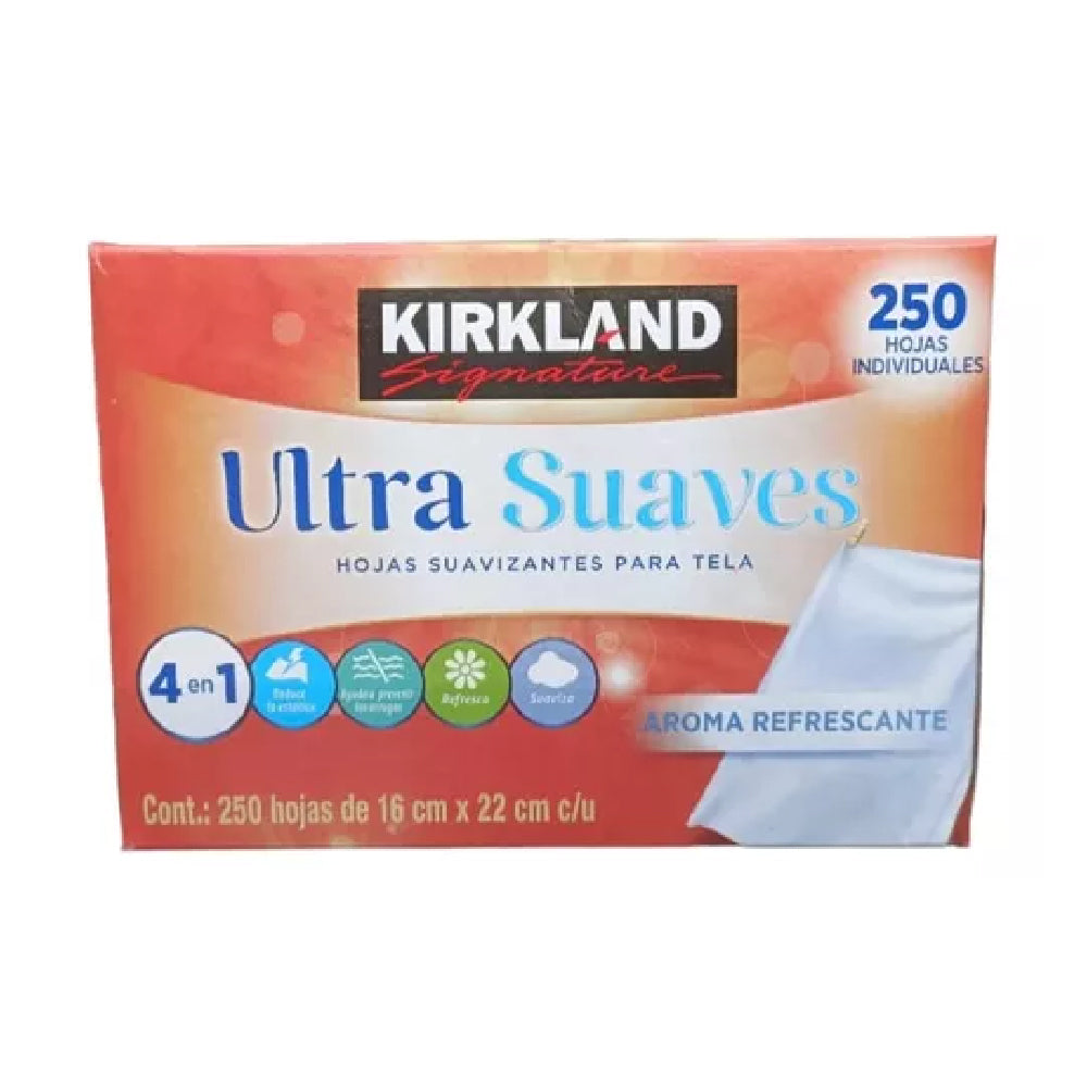 Hojas Suavizante para Secadora Kirkland 250 un