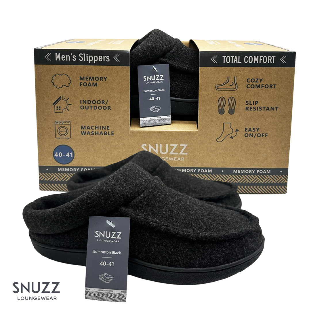 Pantuflas Edmonton Black Snuzz 1 un