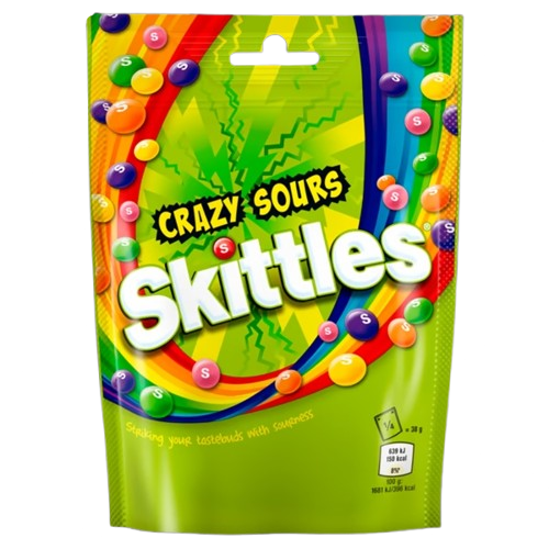 Masticables Crazy Sours Skittles 152 g