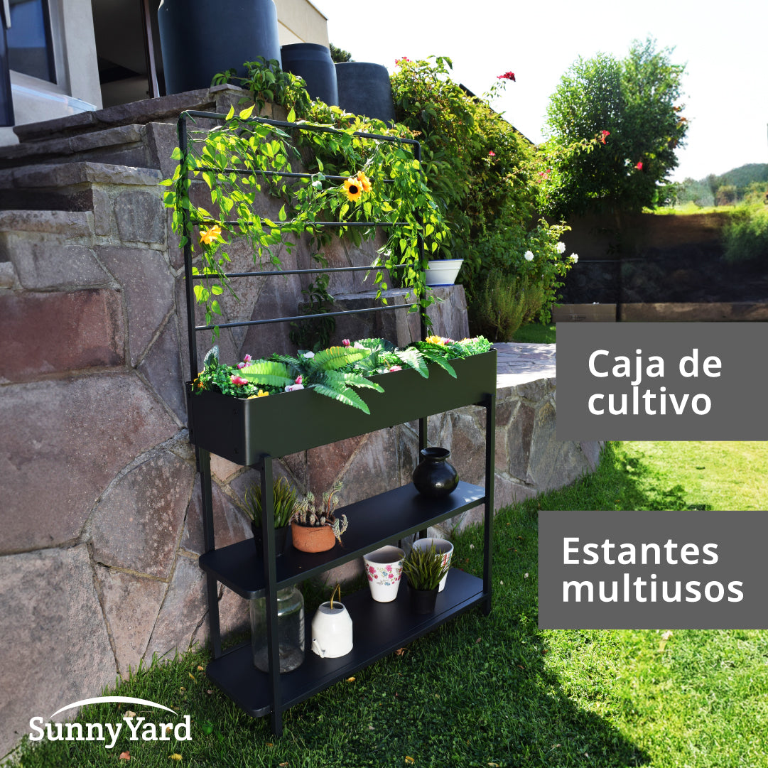 Jardinera de Metal Multifuncional SunnyYard 1 un