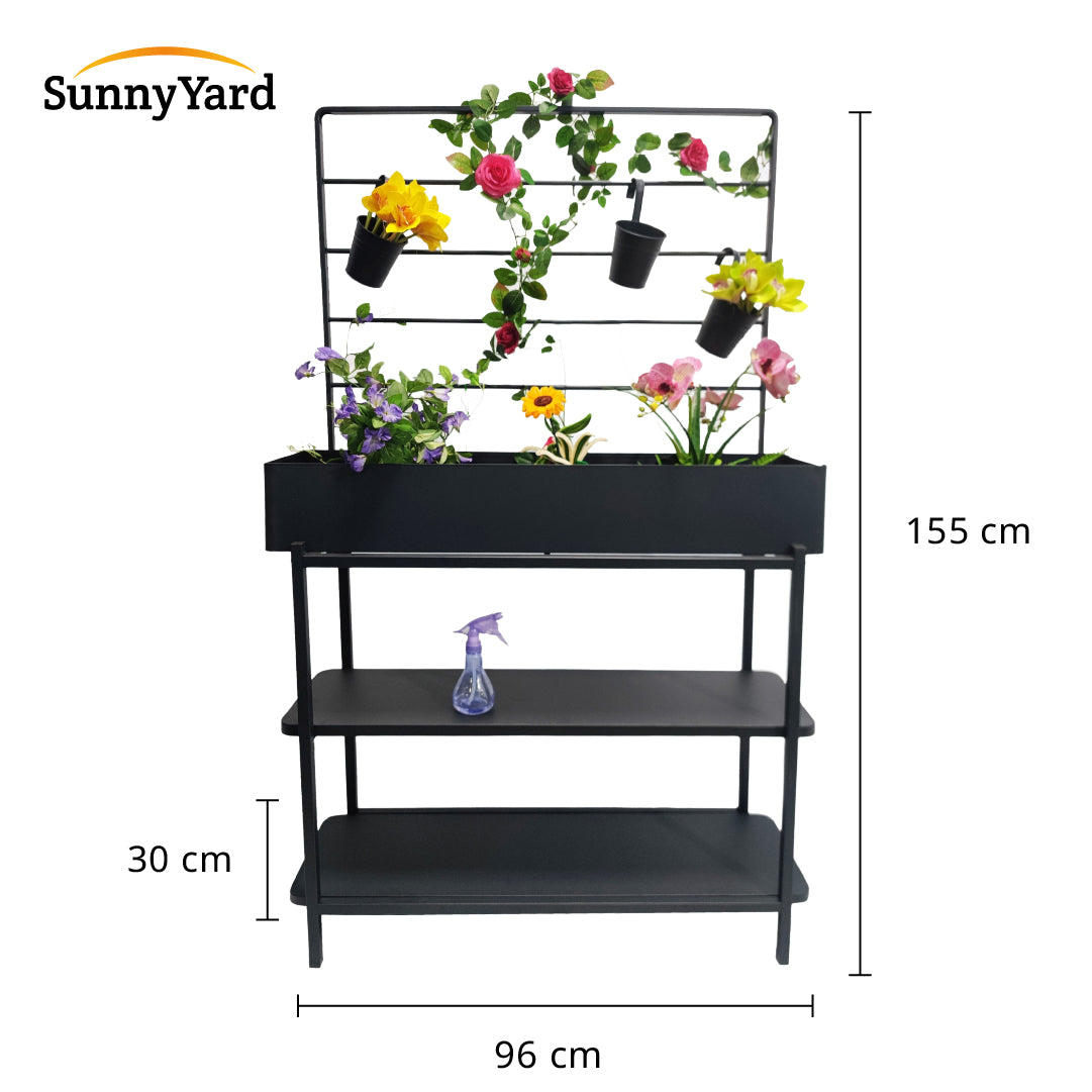 Jardinera de Metal Multifuncional SunnyYard 1 un