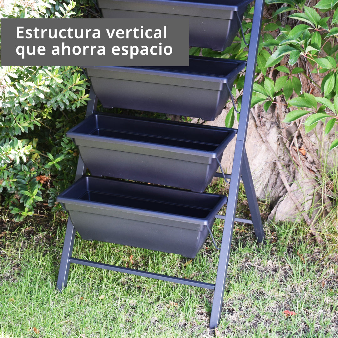 Jardinera con Maceteros Verticales SunnyYard 1 un