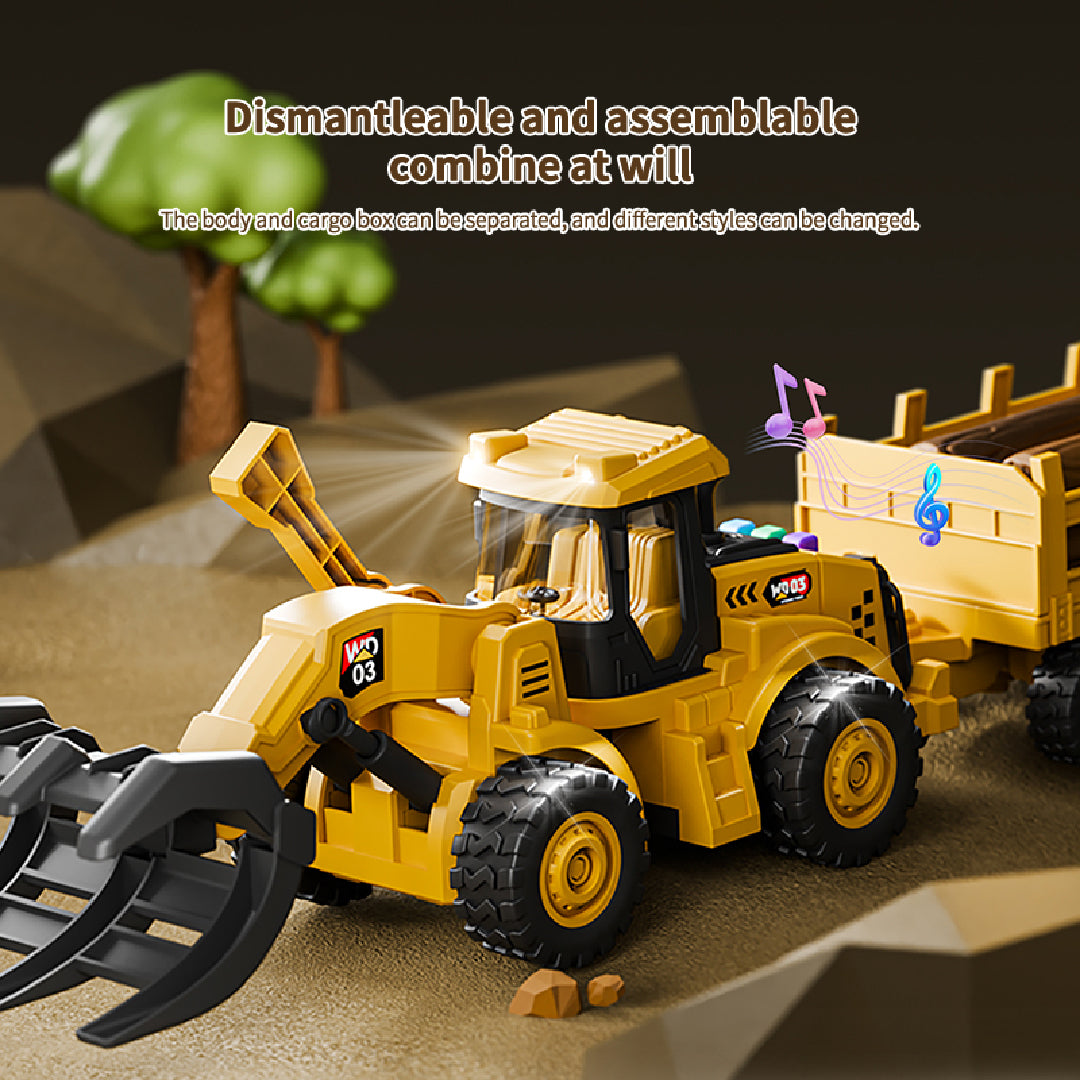 Construction Truck Juego con Luces y Sonido 1 un