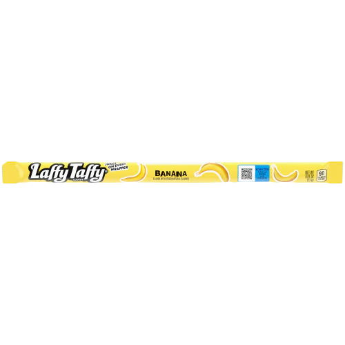 Masticable Rope Plátano Laffy Taffy 24 x 22,9 g