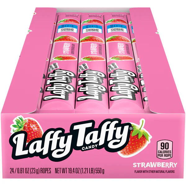 Masticable Rope Frutilla Laffy Taffy 24 x 22.9 g