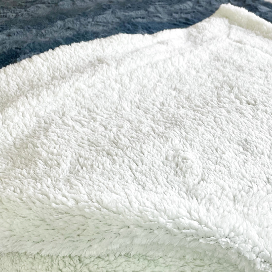 Manta Sherpa Emerald Green Comfy Bliss 1 un