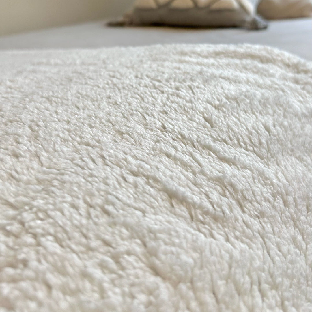 Manta Sherpa Gray Comfy Bliss 1 un