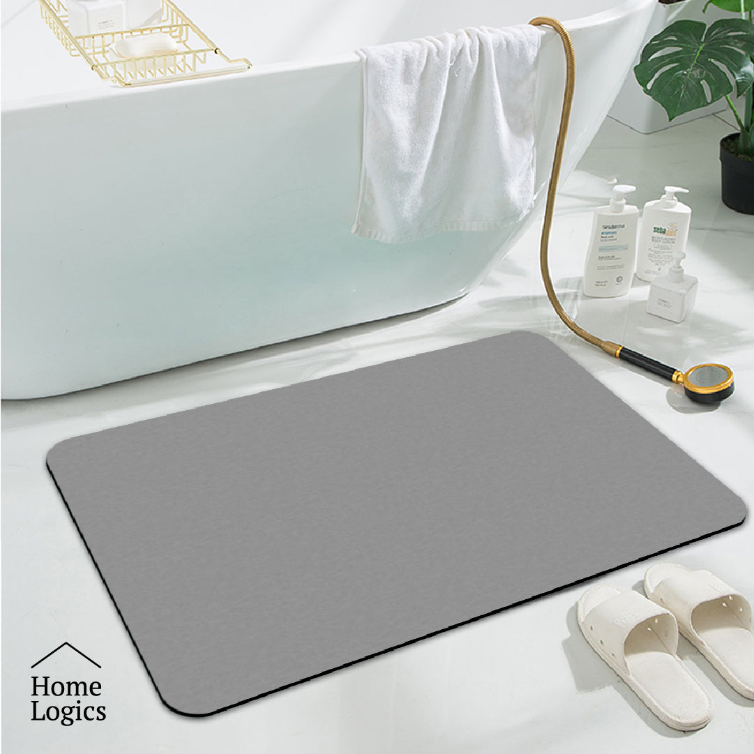 Piso Baño Rubber Gris 3mm Home Logics 1 un