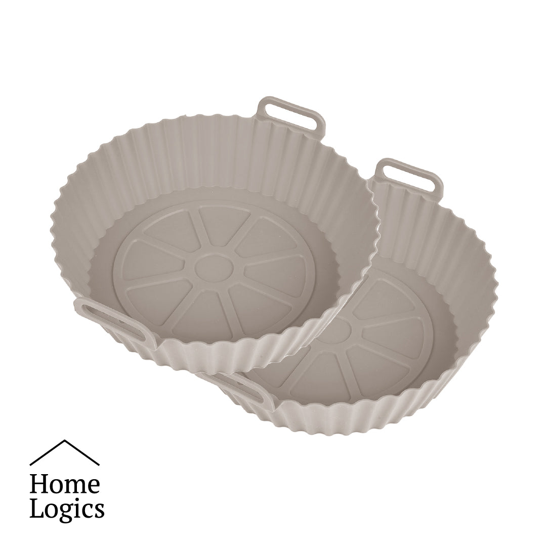 Set 2 Moldes Silicona Air Fryer 21 cm Home Logics