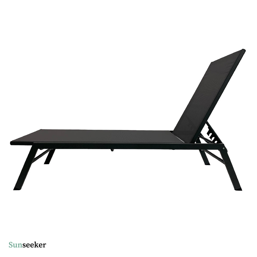 Reposera Acero Exterior 190 x 59 x 32 cm Cool Gray Sunseeker 1 un