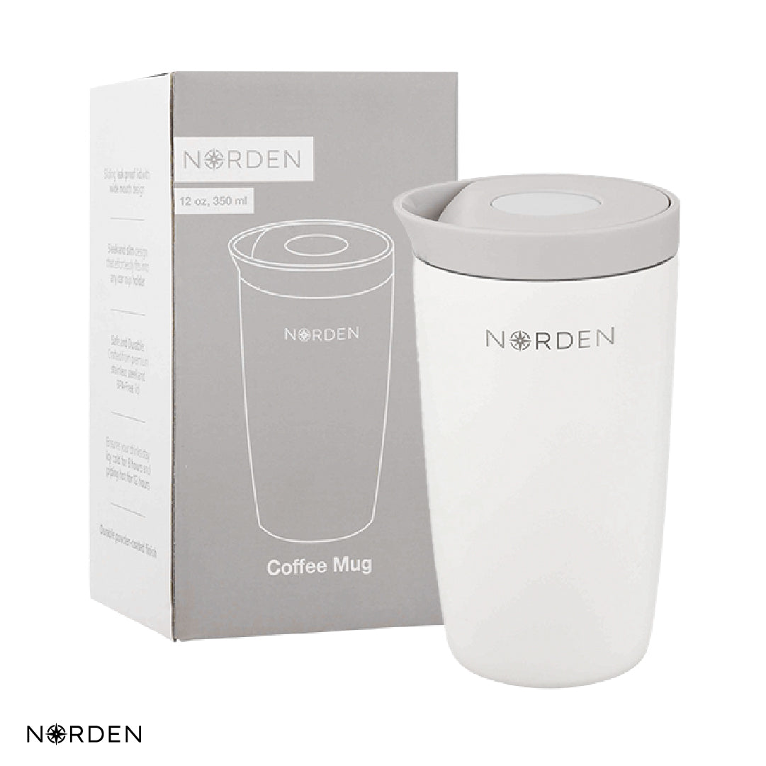 Coffee Mug Leak-Proof Almond 350 ml Norden 1 un