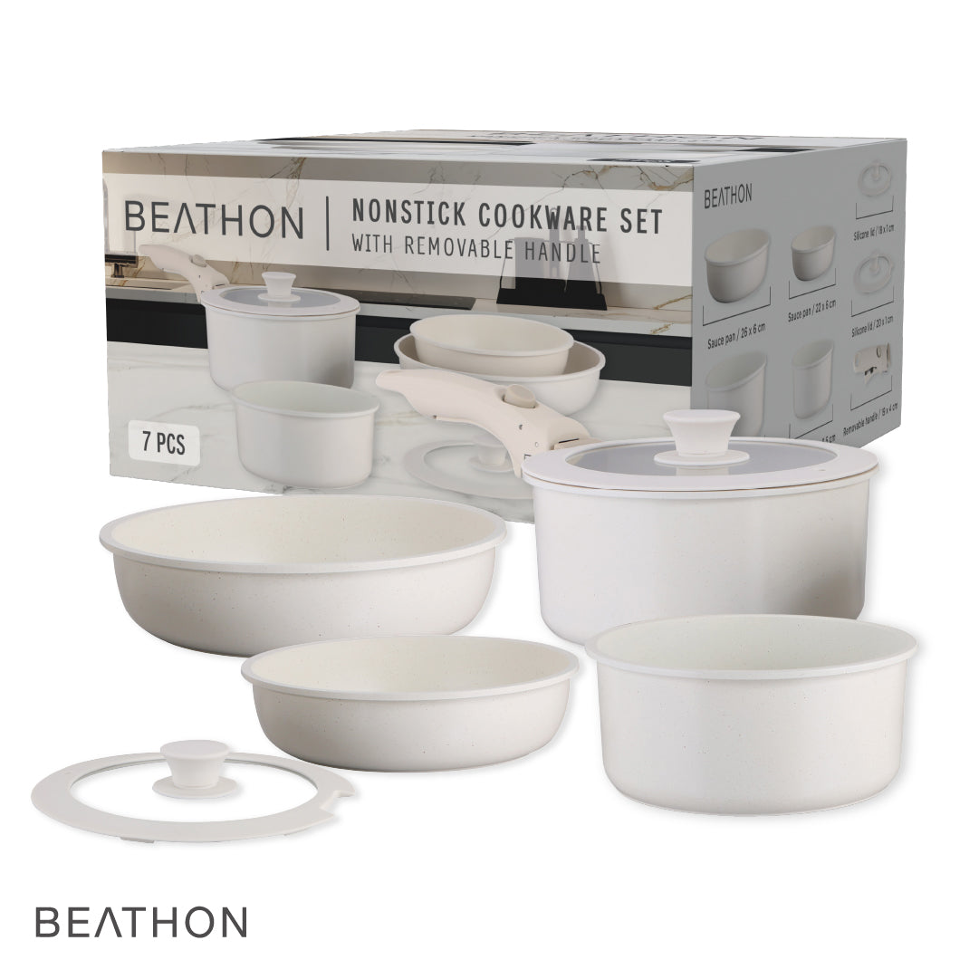 Batería de Cocina con Mango Removible 7 pcs 1 un