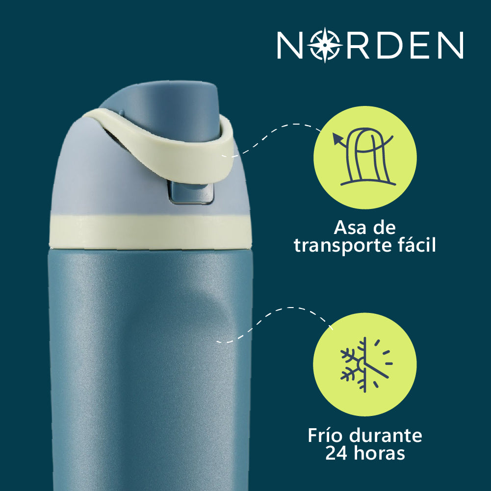 Botella Acero Inoxidable Blue 1000 ml Norden 1 un