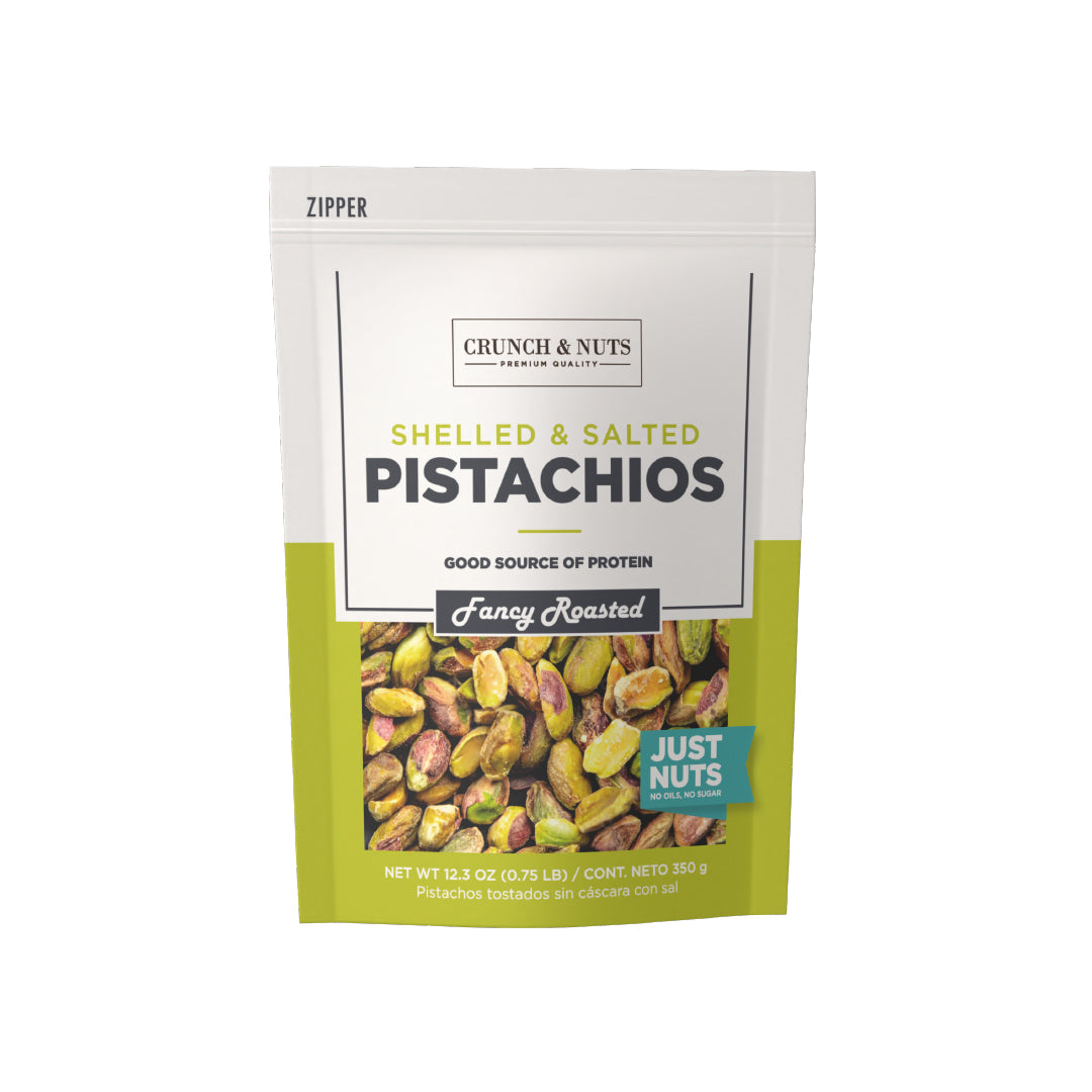 Pistachos Tostados Con Sal Sin Cáscara Crunch & Nuts 350 g