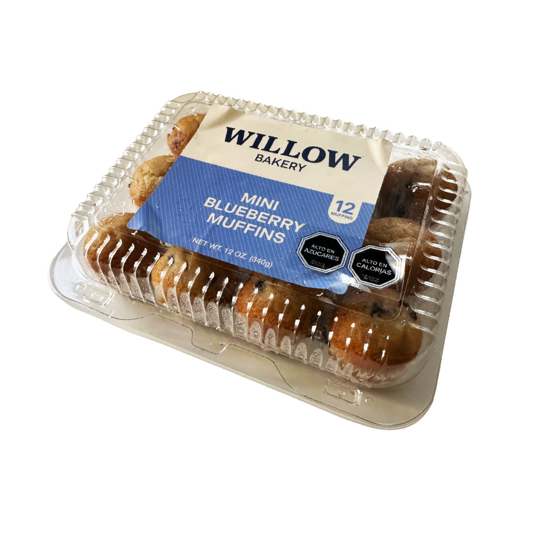 Muffins Arándanos Mini Willow Bakery 340 g