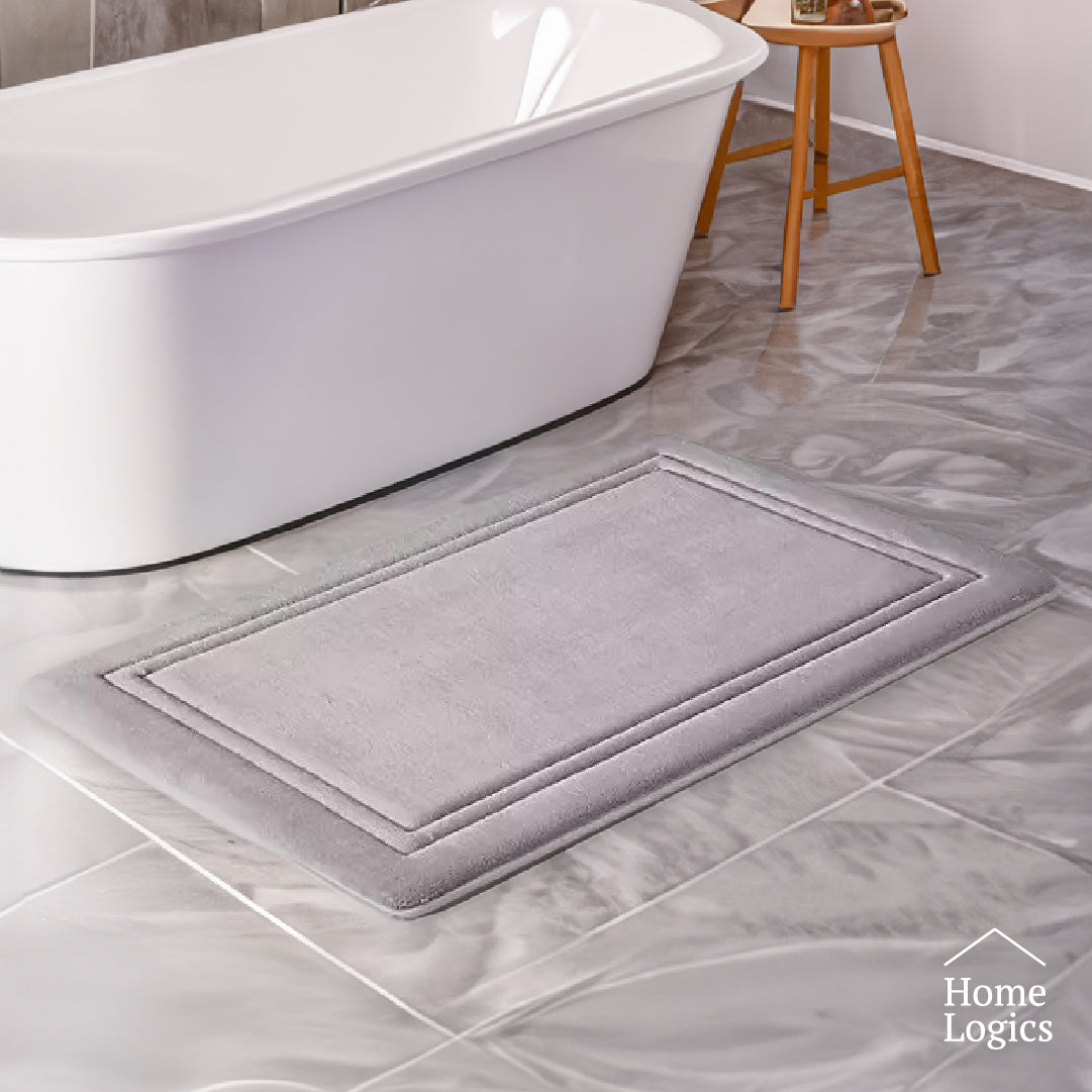 Alfombra Baño Memory Foam Home Logics 1 un