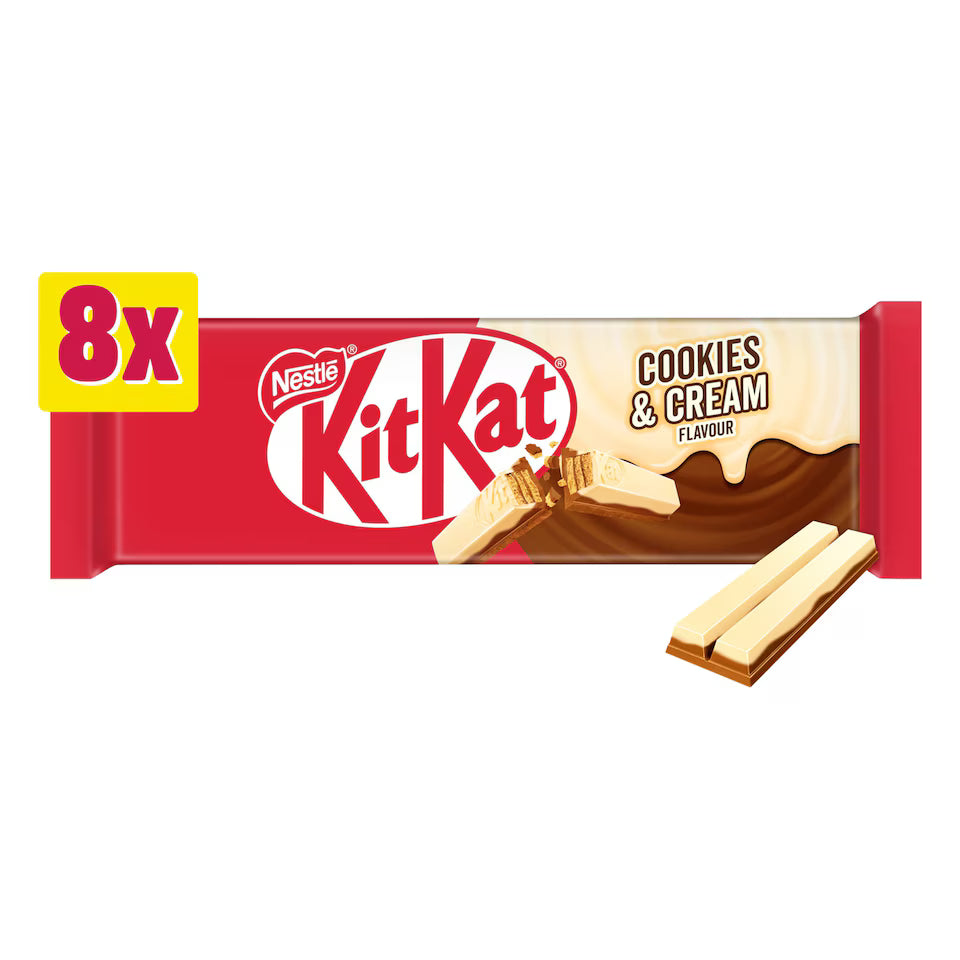 Chocolate Cookies & Cream 2 Fingers 8 Pack Kit Kat 165,6 g