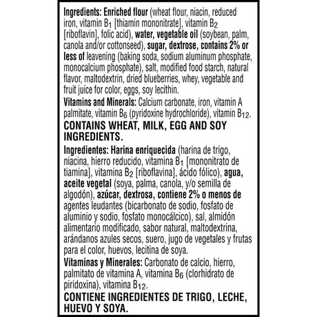 Waffles Eggo Congelados Arándanos Kellogg's 349 g