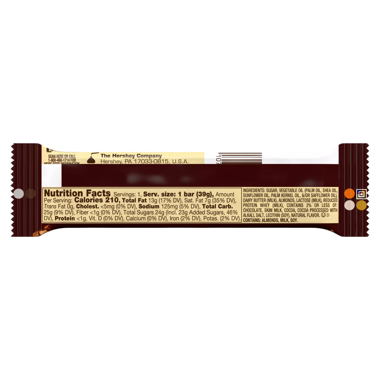 Barrita de Chocolate Heath Hershey's 39 g