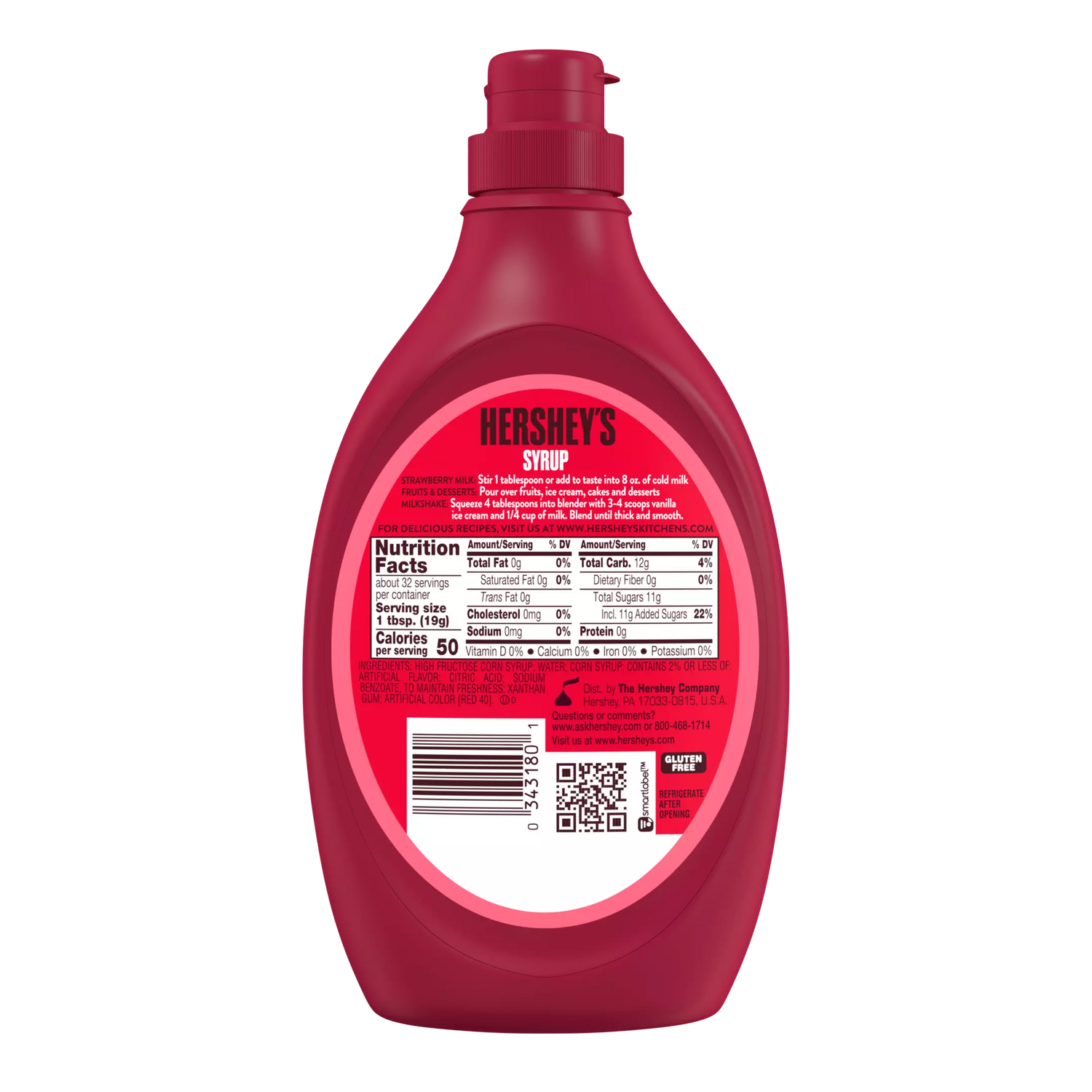 Salsa Frutilla Hershey's 623 ml