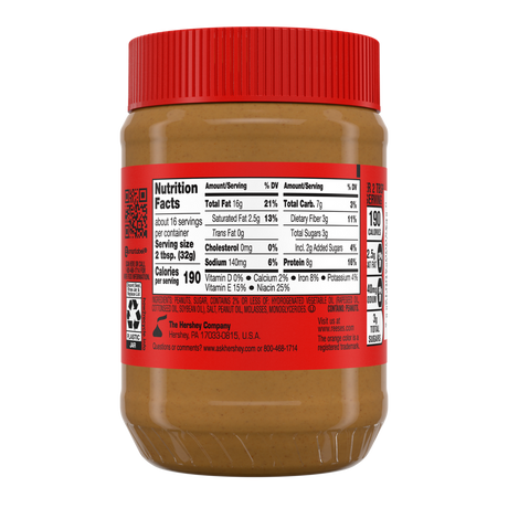 Mantequilla de Maní Creamy Reese's 510 g