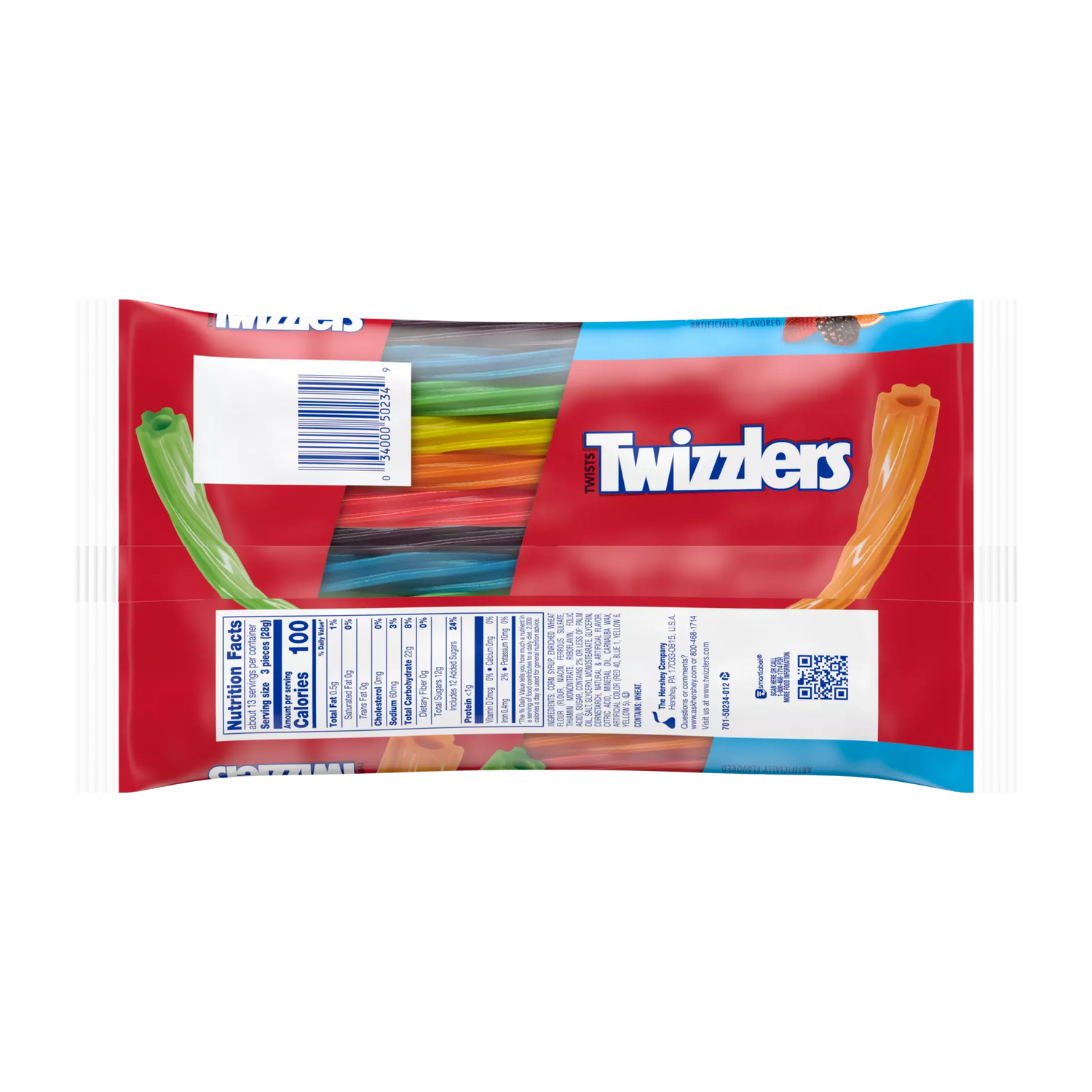 Masticables Twists Rainbow Twizzlers 351 g