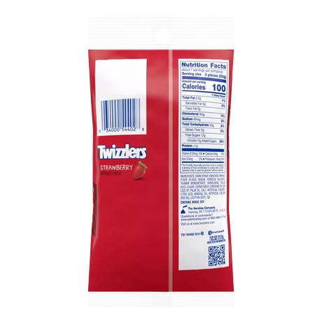 Gomitas Twists Frutilla Twizzlers 198 g