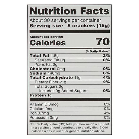 Galletitas Saladas Saltine Signature Select 453 g