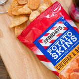 Snack de Cáscaras de Papa Queso y Tocino T.G.I. Friday's 28 g